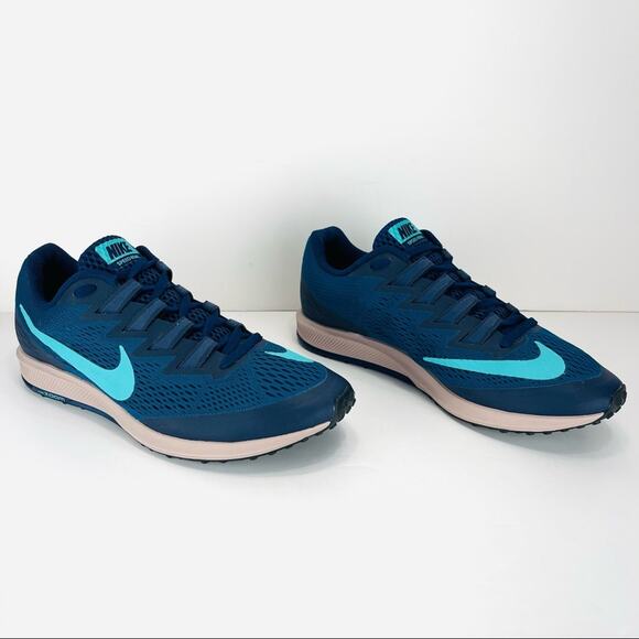 Men Nike Speed Rival Zoom Racing Running Shoes Size 7.5/40.5 Blue Distance Track main image 5